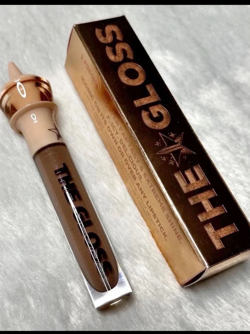 Jeffree Star TABLE TOP  Nude Brown Shimmer Lip Gloss